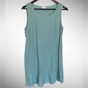 Kleen 100% linen tunic sleeveless top